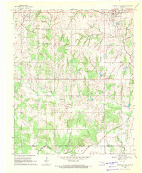 Elmore City South 1969 topographic map thumbnail
