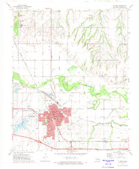 El Reno 1972 topographic map thumbnail