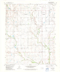 Enid SE 1982 topographic map thumbnail