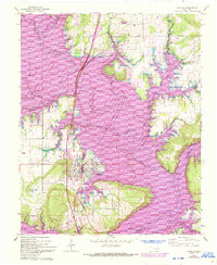 Eufaula 1963 topographic map thumbnail