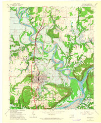 Eufaula 1963 topographic map thumbnail