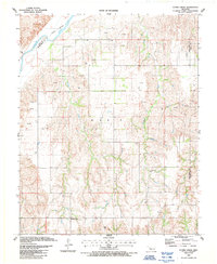 Flying Creek 1987 topographic map thumbnail