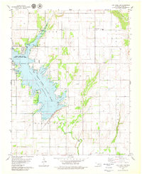 Fort Cobb Dam 1979 topographic map thumbnail