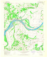 Fort Coffee 1967 topographic map thumbnail