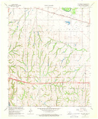 Fort Reno SW 1967 topographic map thumbnail