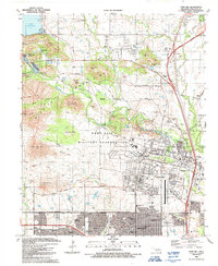 Fort Sill 1991 topographic map thumbnail