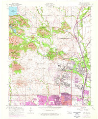 Fort Sill 1956 topographic map thumbnail