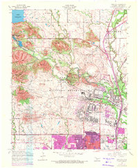 Fort Sill 1956 topographic map thumbnail