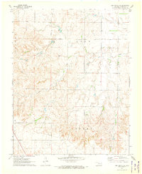 Fort Supply NE 1971 topographic map thumbnail