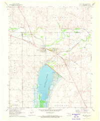 Fort Supply 1971 topographic map thumbnail