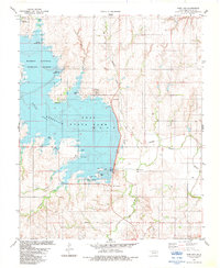 Foss Dam 1983 topographic map thumbnail