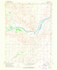 Gate NE 1970 topographic map preview