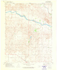 Gate NW 1970 topographic map thumbnail