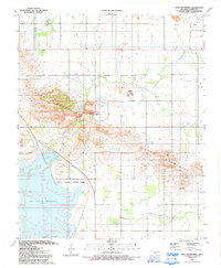 Glen Mountains 1991 topographic map preview