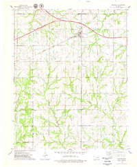 Glencoe 1975 topographic map preview