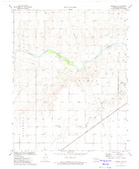 Goodwell NE 1973 topographic map thumbnail