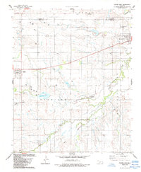 Gotebo East 1984 topographic map thumbnail
