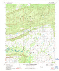 Gowen 1971 topographic map thumbnail
