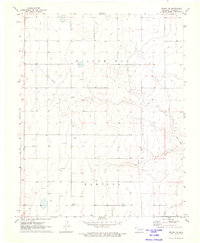 Griggs NW 1971 topographic map thumbnail