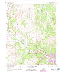 Hominy NE 1966 topographic map thumbnail
