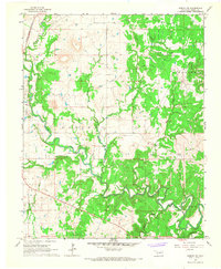 Hominy NE 1966 topographic map thumbnail