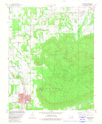 Heavener 1981 topographic map thumbnail