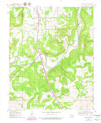 Henryetta SW 1962 topographic map thumbnail