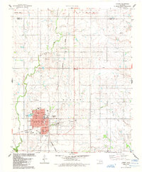 Hobart 1984 topographic map thumbnail