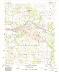 Hollis SW 1985 topographic map thumbnail