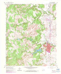 Hominy 1966 topographic map thumbnail