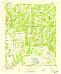 Horseshoe Lake 1956 topographic map thumbnail
