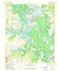 Hugo Dam 1971 topographic map thumbnail
