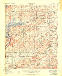 Hulbert 1950 topographic map thumbnail