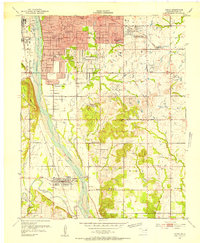 Jenks 1952 topographic map thumbnail