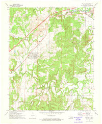 Kellyville 1972 topographic map thumbnail