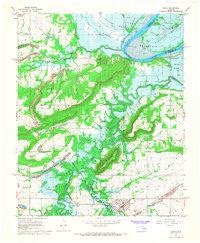Keota 1967 topographic map thumbnail