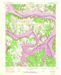 Keystone Dam 1958 topographic map preview