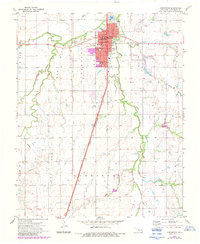 Kingfisher 1972 topographic map thumbnail