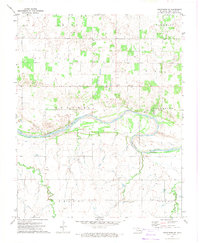 Kingfisher NE 1972 topographic map thumbnail
