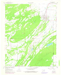 Kiowa 1967 topographic map thumbnail