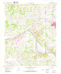 Konawa 1958 topographic map thumbnail
