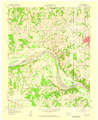 Konawa 1958 topographic map thumbnail