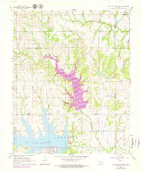 Lake Carl Blackwell 1966 topographic map thumbnail