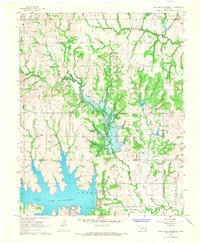 Lake Carl Blackwell 1966 topographic map preview