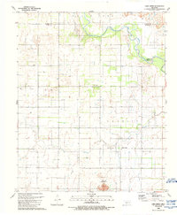 Lake Creek 1989 topographic map thumbnail