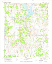 Lake Fuqua 1974 topographic map thumbnail