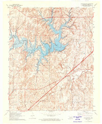 Lake Heyburn topographic map thumbnail
