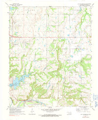 Lake Holdenville 1972 topographic map thumbnail