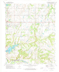 Lake Holdenville 1972 topographic map thumbnail