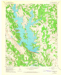 Lake Murray 1964 topographic map thumbnail